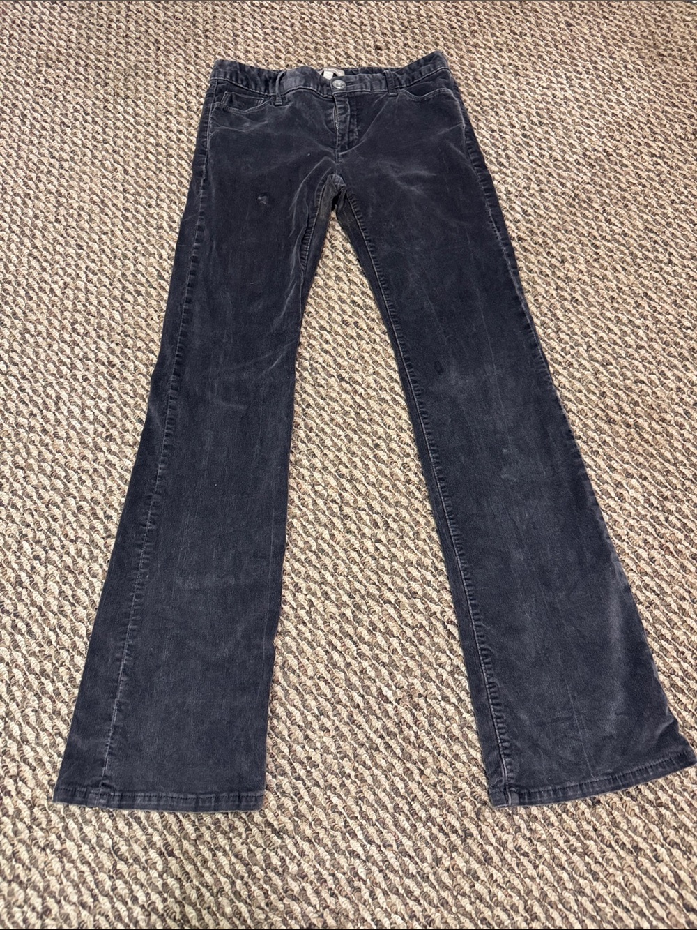 Banana Republic Black Corduroy Boot Leg Pants